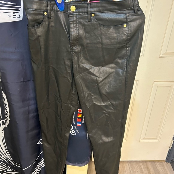 Lilly Pulitzer Pants - Lilly Pulitzer size 14 Black Faux Leather Pants